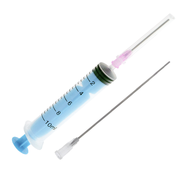 1 x Light Cyan 10ml syringe with needles